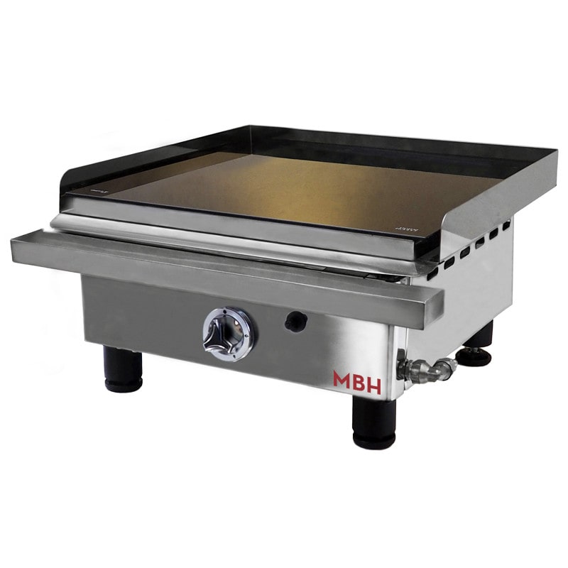 MBH - Glaskeramik Bratplatte 40 cm für das Gaststättengewerbe. VITRO GAS Grill fry top für Bar und Restaurant Küchen.