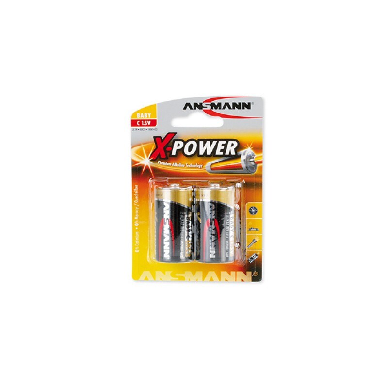 Ansmann X-POWER Baby C Batterie 2 x C Alkalisch LR14 2 stk 1.5 V