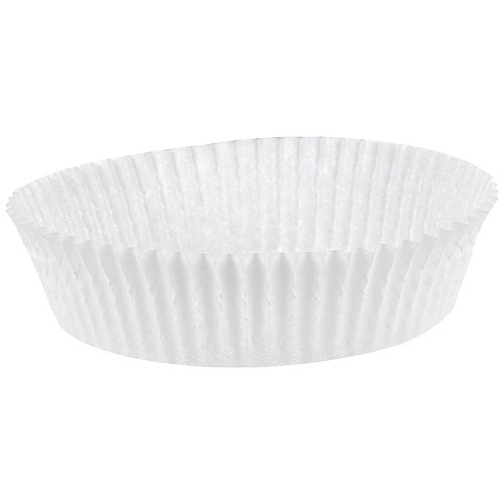 Firplast Caissette plissée ronde papier blanc 70mm x 20mm (x1000)