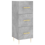 thumbnail of vidaXL Sideboard Betongrau 34,5x34x90 cm Holzwerkstoff