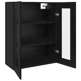 thumbnail of vidaXL Hangende Wandkast Zwart 69.5 x 34 x 90 cm Bewerkt hout