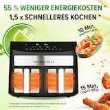 thumbnail of GOURMETmaxx Doppelkammer-Heißluftfritteuse -  7 l - max. 2400 W