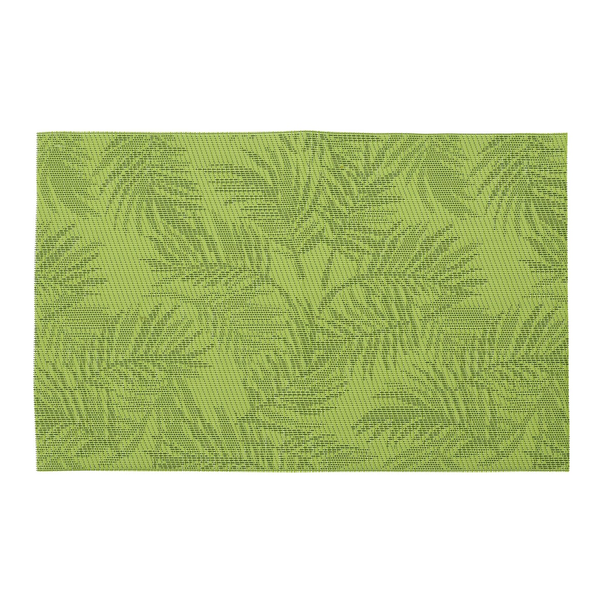 1 Tischset abwaschbar 45x30cm Gewebte Tisch Platzsets mit Blätter Motiv Platzdeckchen Tischuntersetzer Tischdeko Küche Esstisch Gastronomie Hellgrün