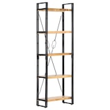 thumbnail of vidaXL Boekenkast met 5 schappen 60x30x180 cm massief mangohout