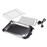 thumbnail of Electro barbacoa Jata BQ101. Cocina sano con agua. Sin humos ni olores. Parrilla con 2 alturas. 2.400 W.  Superficie: 34 x 24 cm. Fabricada en España