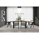 thumbnail of SIT Möbel Esstisch 240x100 cm | 30 mm Platte Mango schwarz | X-Stahlgestell antikschwarz | B 240 x T 100 x H 76 cm | 16149-11 | Serie TABLES & CO