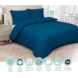 thumbnail of DoubleDry 2 in 1 Dekbed 240x200 - Lits Jumeaux wasbaar dekbed zonder overtrek - blauw