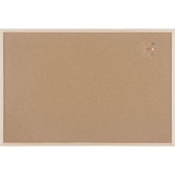 thumbnail of Viking Pinnwand Nicht magnetisch Wandmontage Kork 120 (B) x 1,4 (T) x 90 (H) cm Holz Braun
