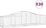 thumbnail of vidaXL Gabionen mit Hochbogen 30 Stk. 200x50x40/60 cm Verzinktes Eisen