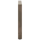 thumbnail of vidaXL Esstischbeine Naturstahl 2 Stk. 100x(72-73) cm Stahl