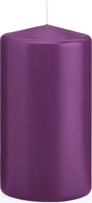Stumpenkerzen Brombeere 130 x Ø 68 mm, 12 Stück