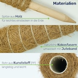 thumbnail of Erweiterbare Pflanzenstütze mit Kokosfilz – Rankhilfe 60 cm