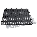 thumbnail of Piazza tappetino scolabicchieri in plastica nero 32x32 cm