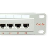 thumbnail of ROLINE Cat.5e (Class D), 19" patchpanel, 24 ports, UTP, grijs