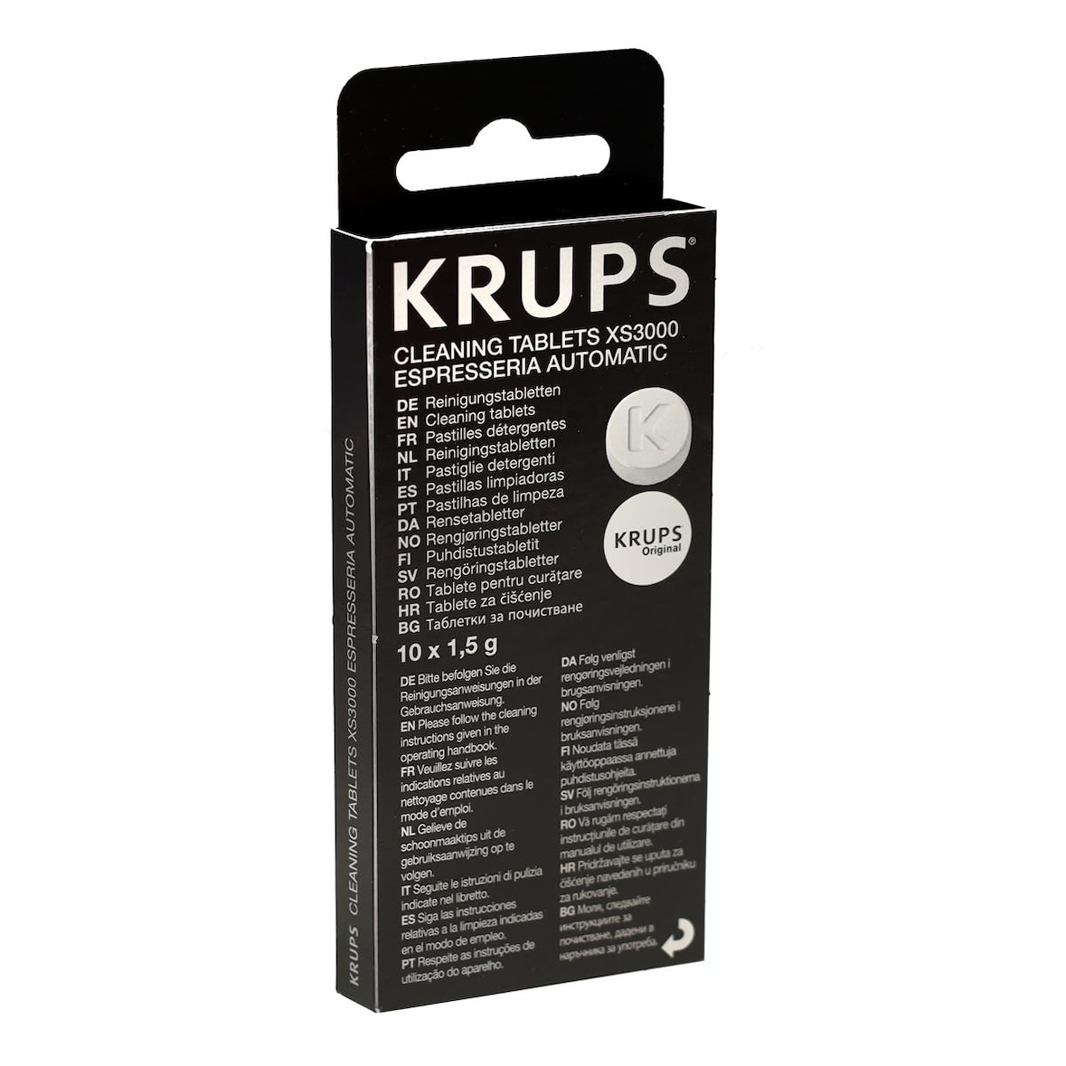 Krups XS3000 Reinigungstabletten für Kaffeevollautomaten Espressomaschinen