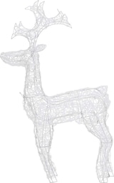 thumbnail of vidaXL LED-Rentier Weihnachtsdeko 90 LEDs 60x16x100 cm Acryl