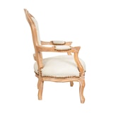 thumbnail of Biscottini Poltrona mini imbottita - Sedia camera da letto - Poltroncina salotto –Poltrona con braccioli – Poltrona salotto in legno
