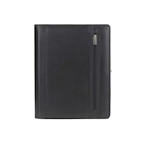 thumbnail of Alassio Konferenzmappe A4 Leder schwarz Businessmappe Ringbuchmappe Schreibmappe mit Klemmbrett und Ringmechanik 30072