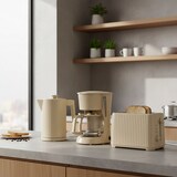 thumbnail of Menastyl - Cafetière 12 tasses 1.5l en polypropylène crème strié
