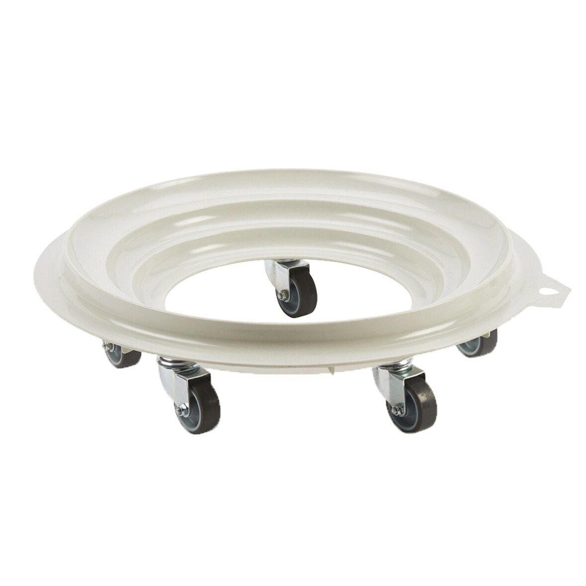 GILAC Socle rouleur rond 5 roues - chape acier - Gris G170214
