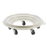 thumbnail of GILAC Socle rouleur rond 5 roues - chape acier - Gris G170214