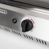thumbnail of Romux® Elektrisch Grillplatte aus Edelstahl 70 cm Tischgerät mit 4 mm glatter Grillfläche für schnelles Aufheizen mit Thermoelement CE