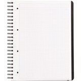 thumbnail of RHODIA Cahier PROBOOK spirale couverture Noire PP 22,5x29,7cm 160 pages 5x5 perforées 4 trous