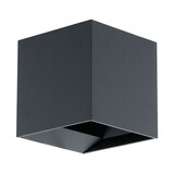 thumbnail of Aplique de Pared Exterior LED Eglo Calpino Antracita Luz Cálida 6W