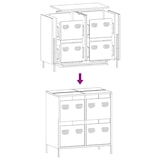 thumbnail of vidaXL Sideboard Rosa 68x39x73,5 cm Kaltgewalzter Stahl