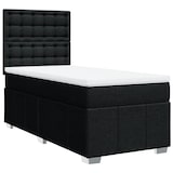 thumbnail of vidaXL Boxspringbett mit Matratze Schwarz 90x190 cm Stoff