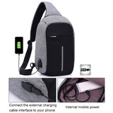 thumbnail of Sac à Dos USB Etudiant Voyage Cartable Ecole Anti Vol pour Powerbank Noir YONIS