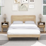 thumbnail of COSTWAY Rattan-Nachttisch, 2er-Set, Nachttisch mit Schublade und offenem Fach