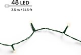 thumbnail of LED Lichterkette 3,5m Basic batteriebetrieben 48 LEDs Twinkle Effekt 8 Funktionen Timer 6h Innen Außen Dekobeleuchtung Warmweiß Grün