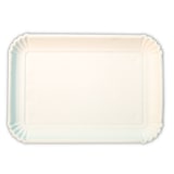 thumbnail of Ekoe Kompostierbare weiße rechteckige Pappschalen 22x32 cm 180 Stk