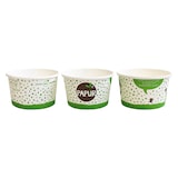 thumbnail of 200x Bio Eisbecher Pappbecher PAPUR 100% ohne Kunststoff 160ml O85 Höhe 43mm