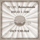 thumbnail of Mank Burgerpapier Retro Burger in Braun 30 x 30 cm, 2000 Stück