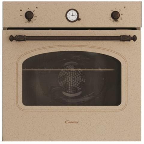CANDY Forno Elettrico da Incasso FCC604NAV Capacità 65 L Multifunzione Ventilato Colore Avena