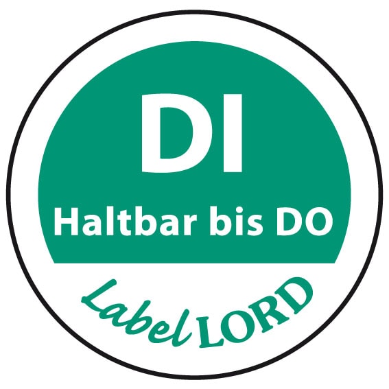 Labellord Tagesetiketten DI "Haltbar bis" "Aqua Label", 500 Stück