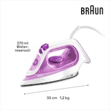 thumbnail of Braun Plancha de vapor SDA SI 3030 PU SI3030PU