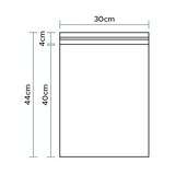 thumbnail of MONOUSO - Bolsas Polipropileno CPP Solapa Adhesiva 30x40cm G160 (100 Uds)