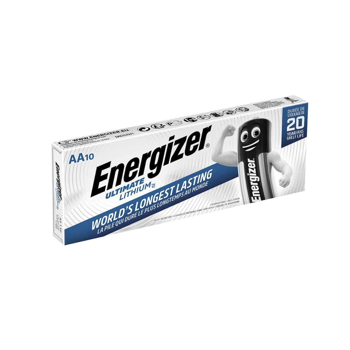 Energizer Ultimate Lithium L91-AA-FR6-Mignon Li-FeS2 - 10er Pack