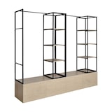 thumbnail of Portant vêtements bois et métal KLEID - Lot de 2