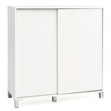 thumbnail of Schuhschrank WL5.712 Holz Weiß 100x108x37,5 cm Ablage Hoch, Design Schuhständer Groß 20 Paar Schuhe Schuhregal Flur, Schuh Aufbewahrung Platzsparend,