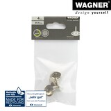 thumbnail of WAGNER Nagelgleiter/Möbelgleiter 4tlg. - Ø 20 x 4/24 mm, Stahlgleiter, messing, zum Nageln, für robuste Böden - 15112199