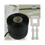 thumbnail of Umreifungsset bestehend aus  600m Umreifungsband und 250 Schnallen