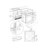 thumbnail of ELECTROLUX Four Intégrable 65l 60cm Catalyse Inox EOH3C01BX