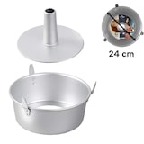 thumbnail of Ruoto Americano Tortiera in Alluminio con Piedi CM.24 - Stampo per Ciambellone, Chiffon Cake, Torte Salate, Dolci