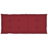 thumbnail of vidaXL Gartenstühle 4 Stk. mit Weinroten Kissen Massivholz Teak