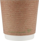 thumbnail of Vegware Kompostierbare doppelwandige Heißgetränkebecher 340ml