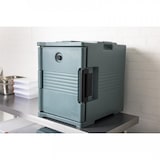 thumbnail of Conteneur isotherme 58,5 Litres GN, bleu ardoise, à chargement frontal